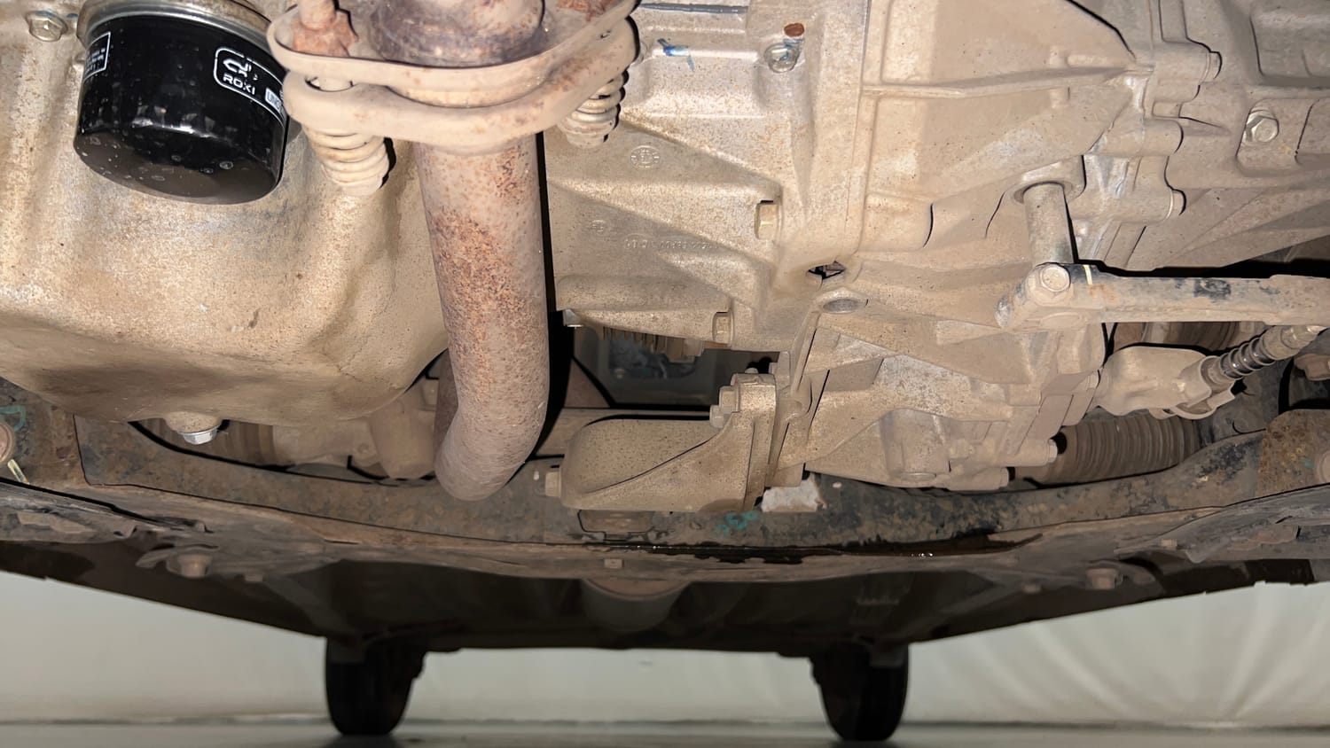 Used 2019 Maruti Suzuki Wagon R ZXi 1.2 Petrol Manual extra FRONT LEFT UNDERBODY VIEW