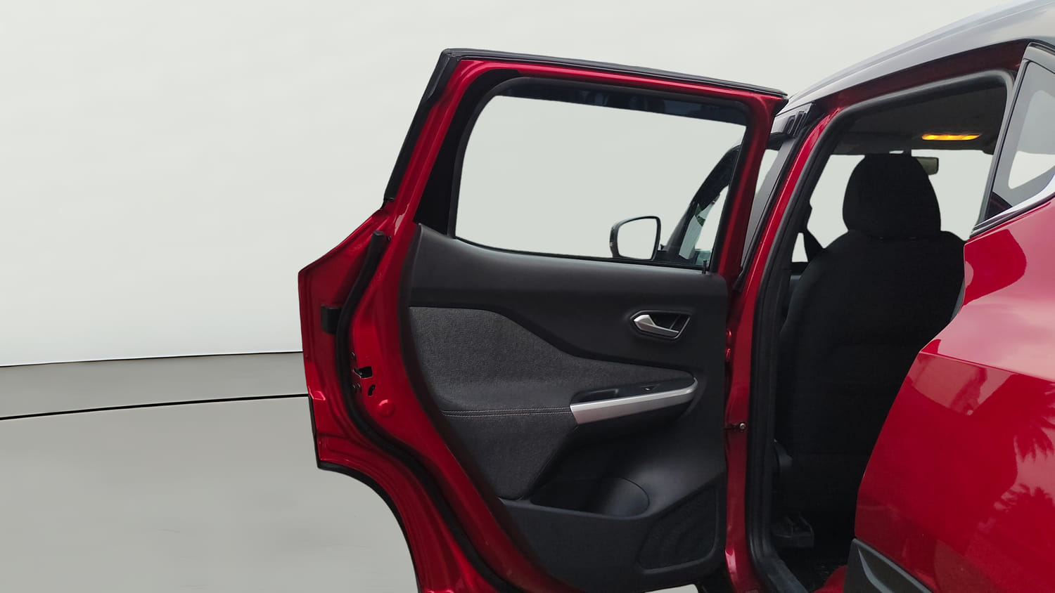 Used 2022 Nissan Magnite XV Premium Turbo CVT Dual Tone Petrol Automatic interior LEFT REAR DOOR OPEN VIEW