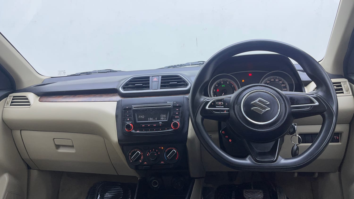 Used 2017 Maruti Suzuki Dzire VXi AMT Petrol Automatic interior DASHBOARD VIEW