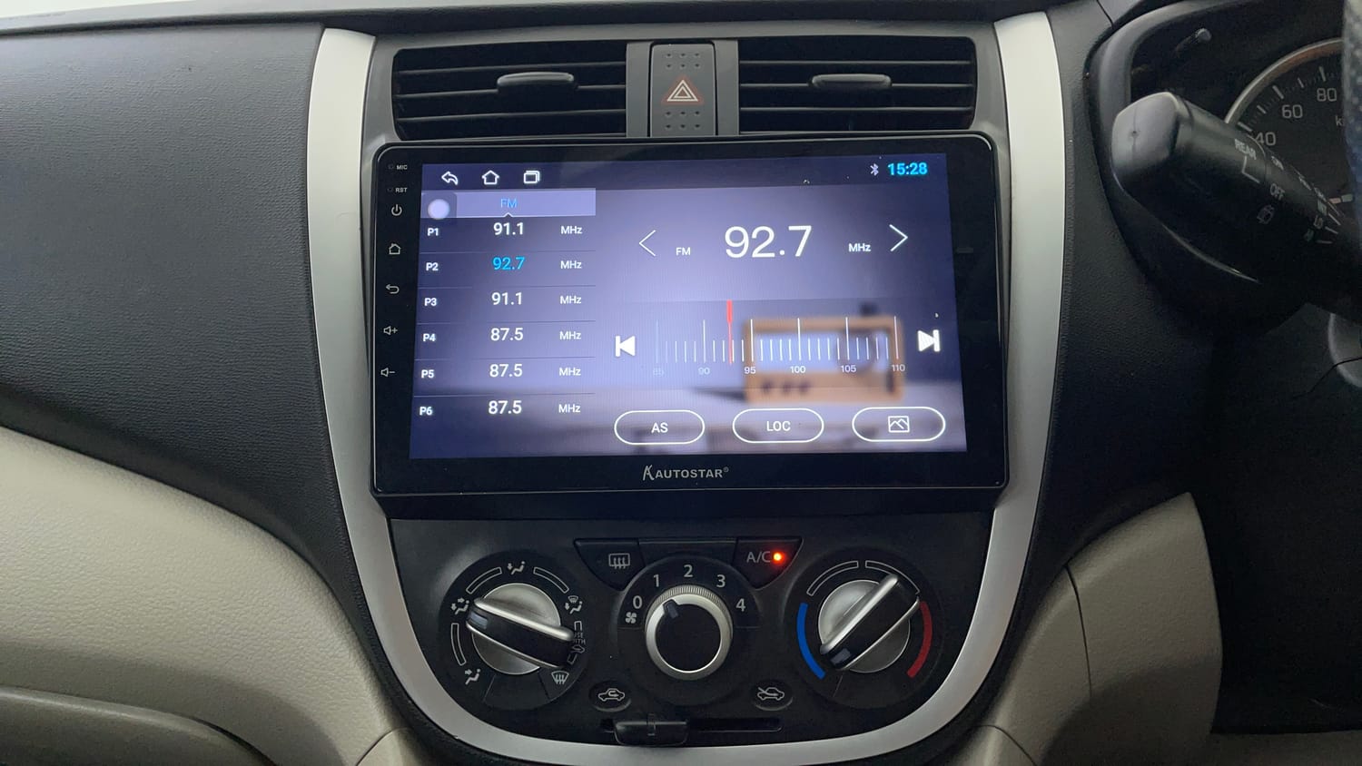 Used 2019 Maruti Suzuki Celerio ZXi (O) AMT Petrol Automatic interior MUSIC SYSTEM & AC CONTROL VIEW