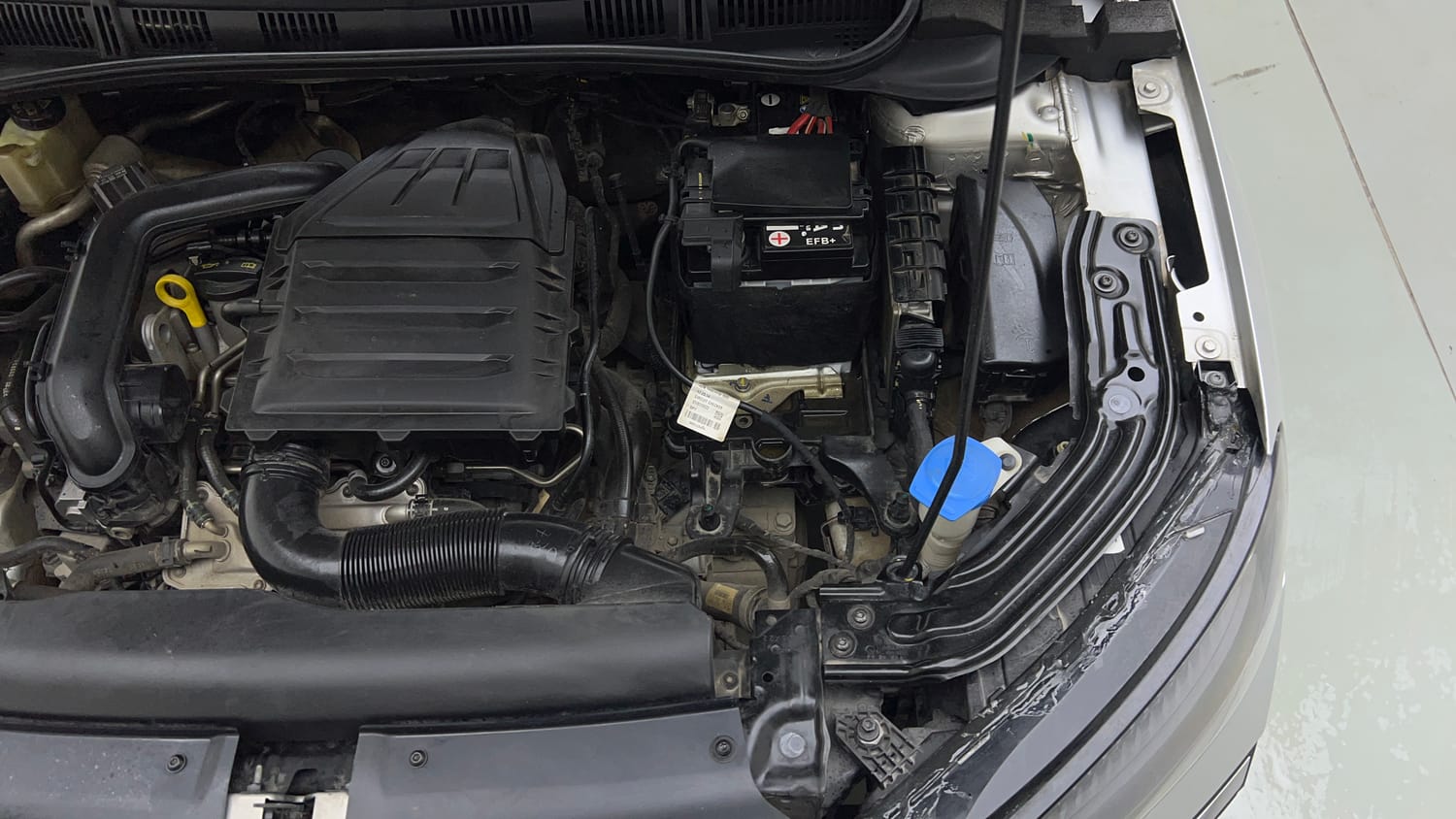 Used 2022 Skoda Slavia Ambition 1.0L TSI AT Petrol Automatic engine ENGINE LEFT SIDE VIEW