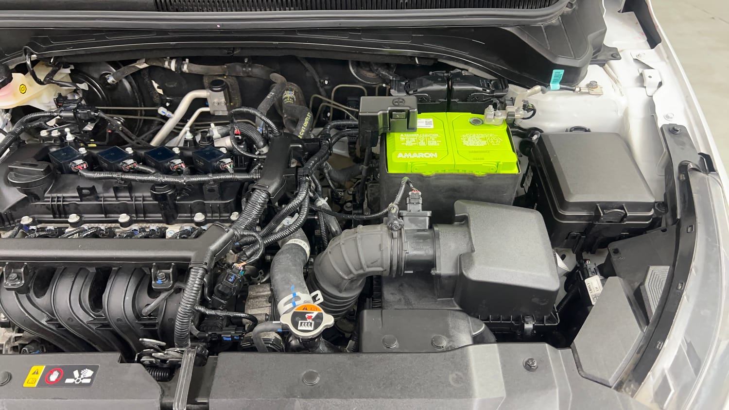 Used 2022 Hyundai i20 Sportz 1.2 IVT Petrol Automatic engine ENGINE LEFT SIDE VIEW