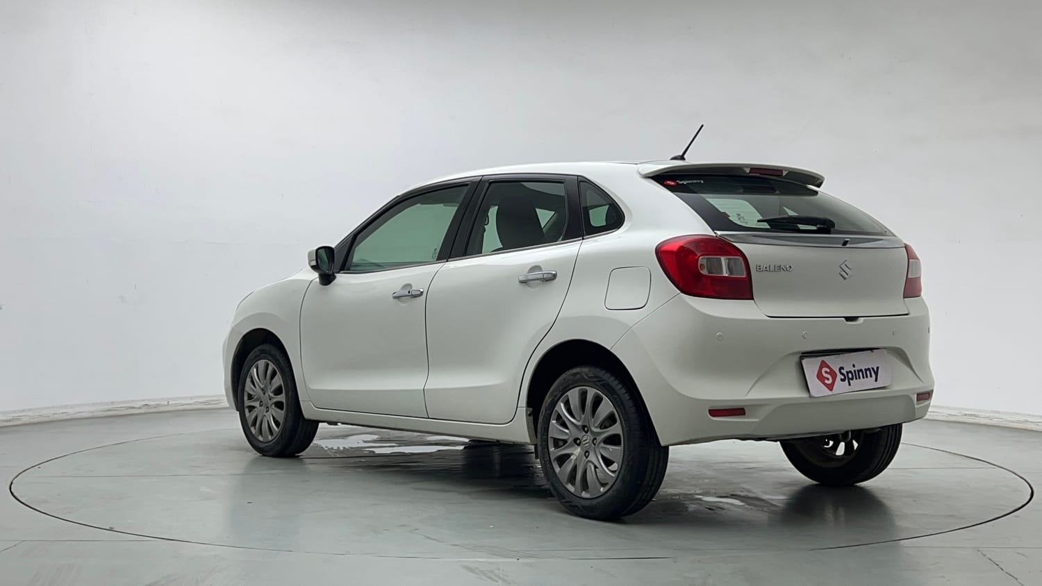 Used 2017 Maruti Suzuki Baleno Zeta 1.2 Petrol Manual exterior LEFT REAR CORNER VIEW