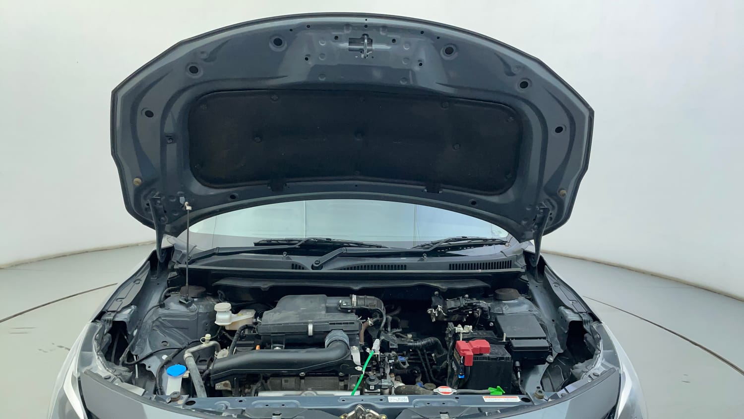 Used 2024 Maruti Suzuki Baleno Alpha MT Petrol Manual engine ENGINE & BONNET OPEN FRONT VIEW