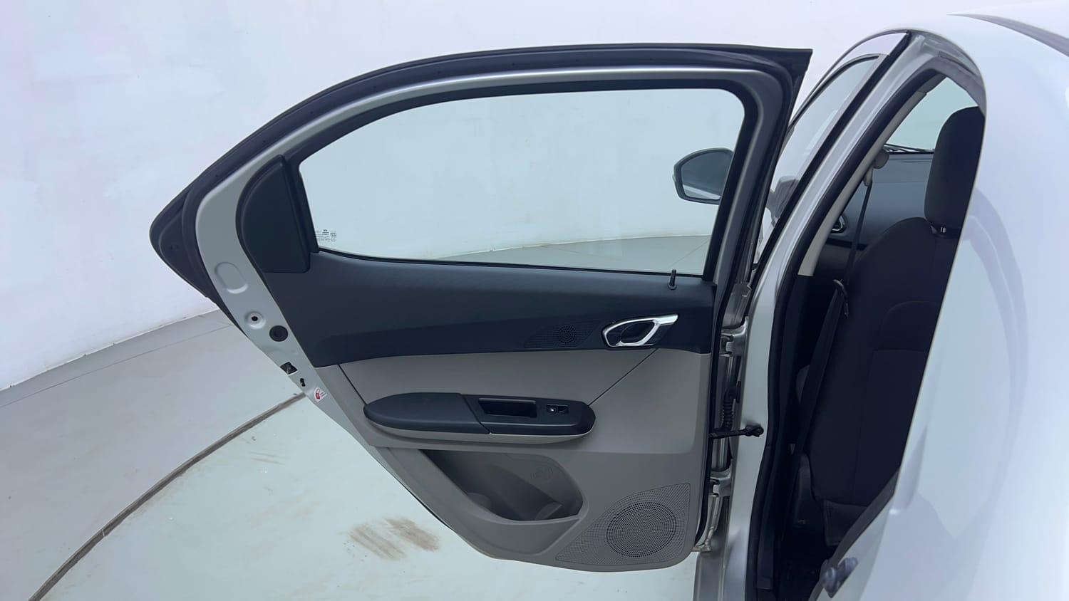 Used 2017 Tata Tiago Revotron XZA Petrol Automatic interior LEFT REAR DOOR OPEN VIEW
