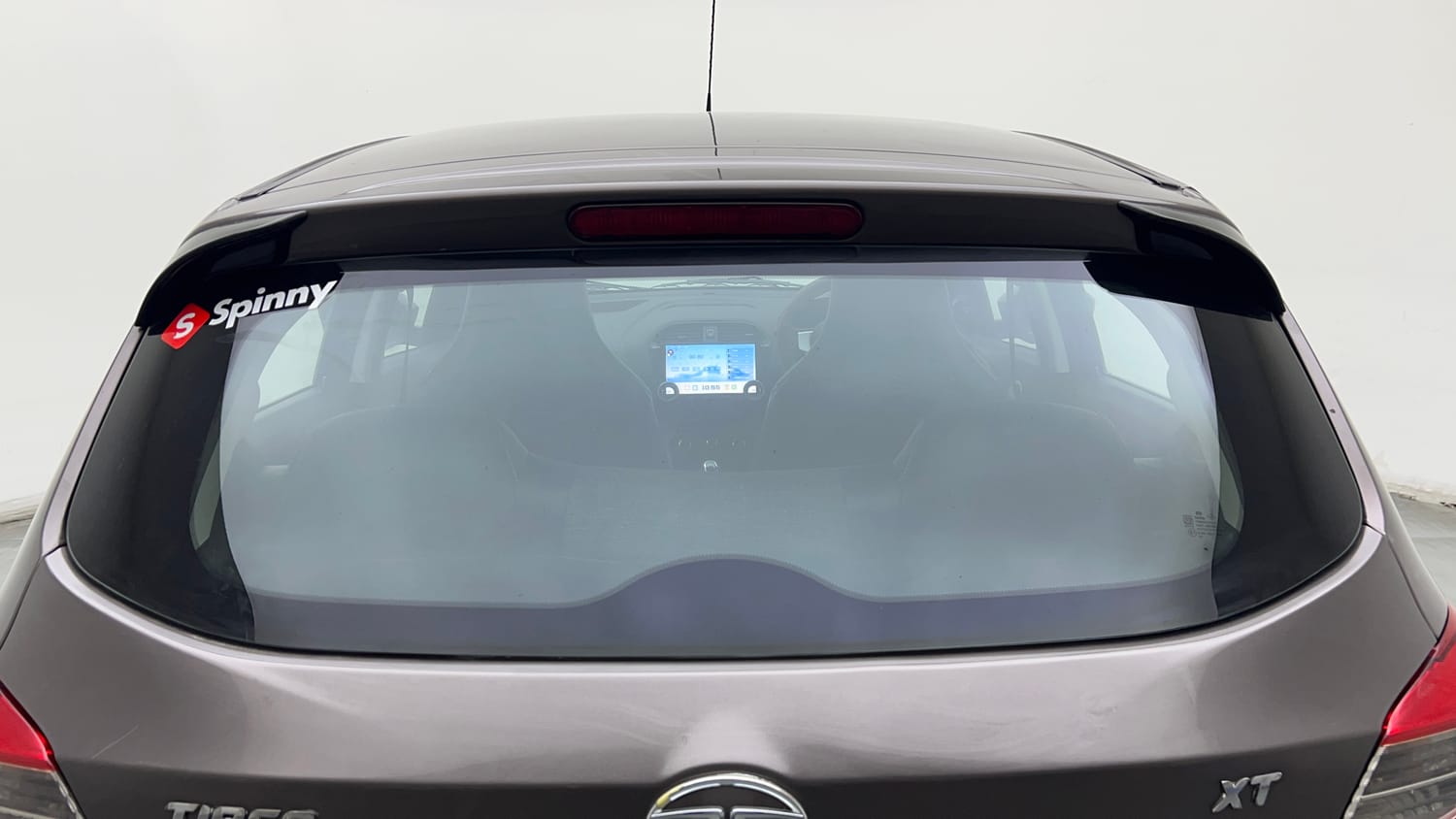 Used 2017 Tata Tiago Revotron XT Petrol Manual exterior BACK WINDSHIELD VIEW