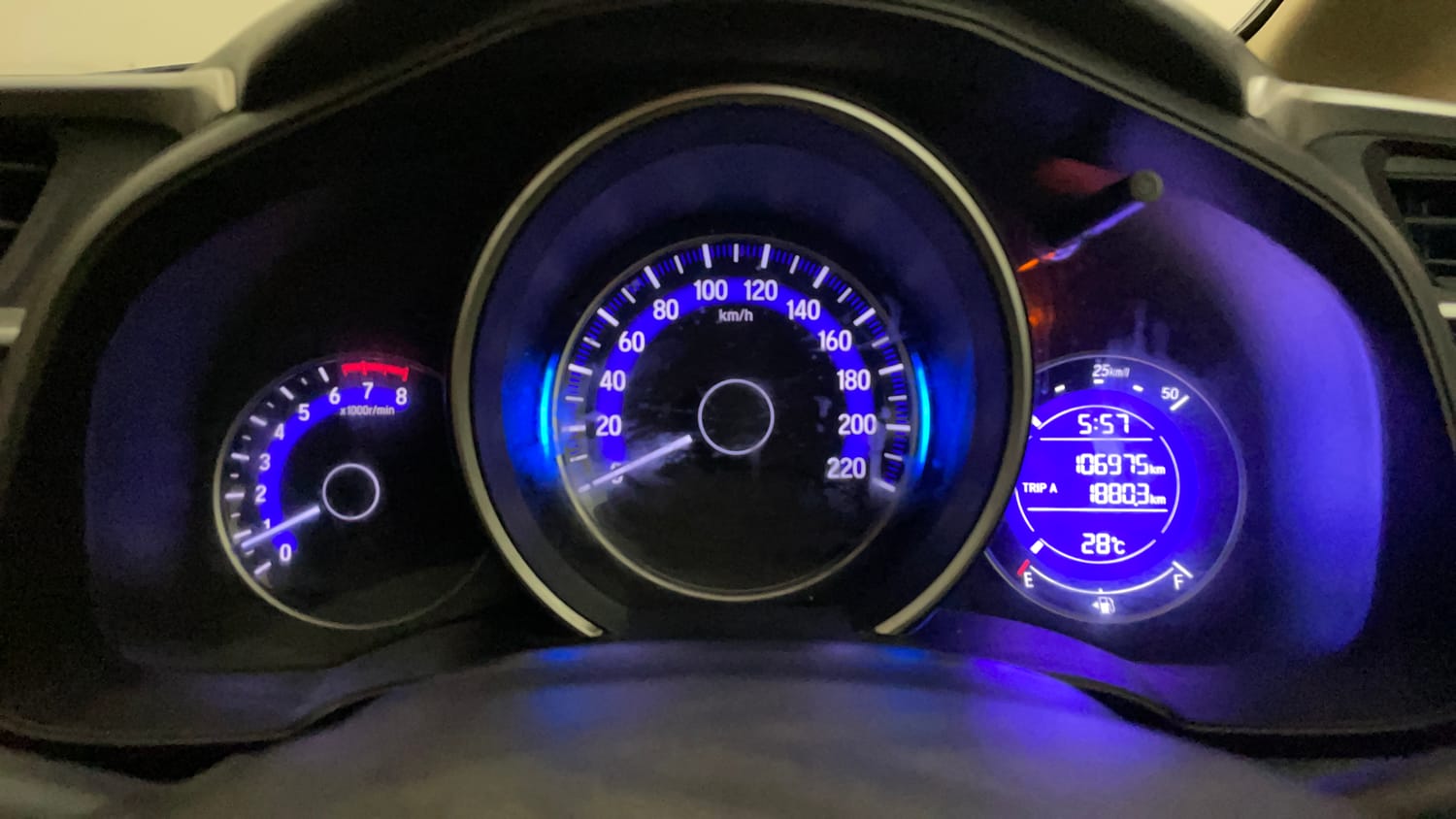 Used 2016 Honda Jazz V Petrol Petrol Manual interior CLUSTERMETER VIEW