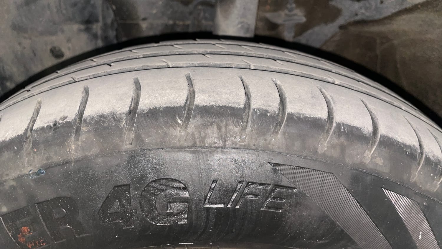 Used 2013 Nissan Micra XL Petrol Petrol Manual tyres LEFT FRONT TYRE TREAD VIEW