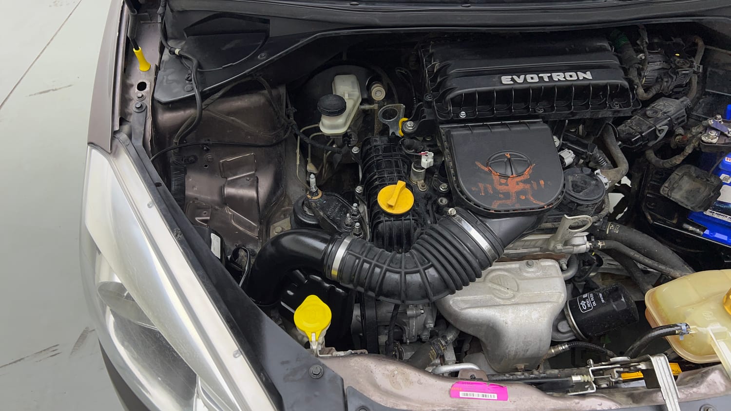 Used 2017 Tata Tiago Revotron XT Petrol Manual engine ENGINE RIGHT SIDE VIEW