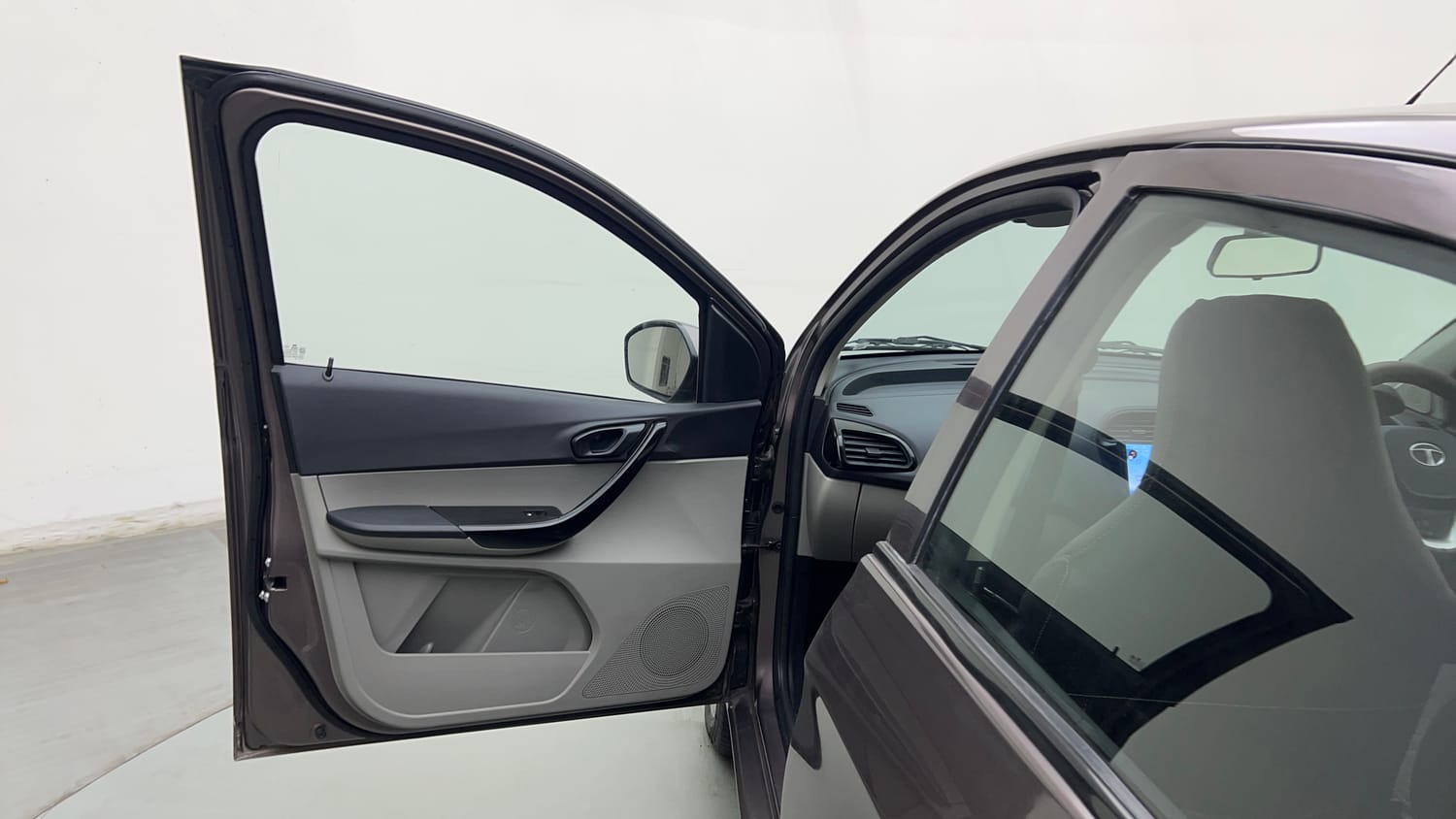Used 2017 Tata Tiago Revotron XT Petrol Manual interior LEFT FRONT DOOR OPEN VIEW