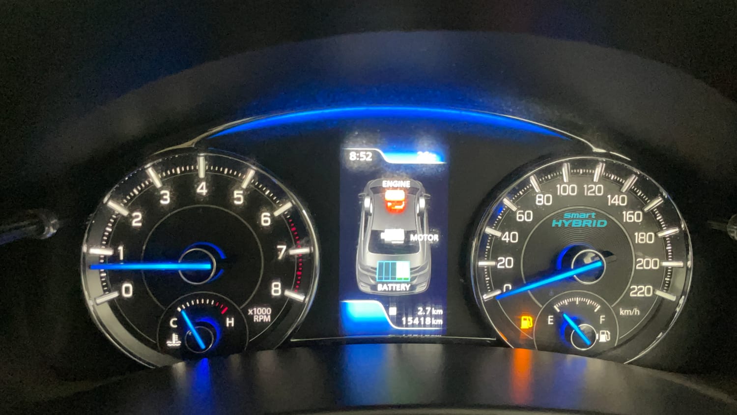 Used 2019 Maruti Suzuki Ciaz Alpha Hybrid 1.5 Petrol Manual interior CLUSTERMETER VIEW