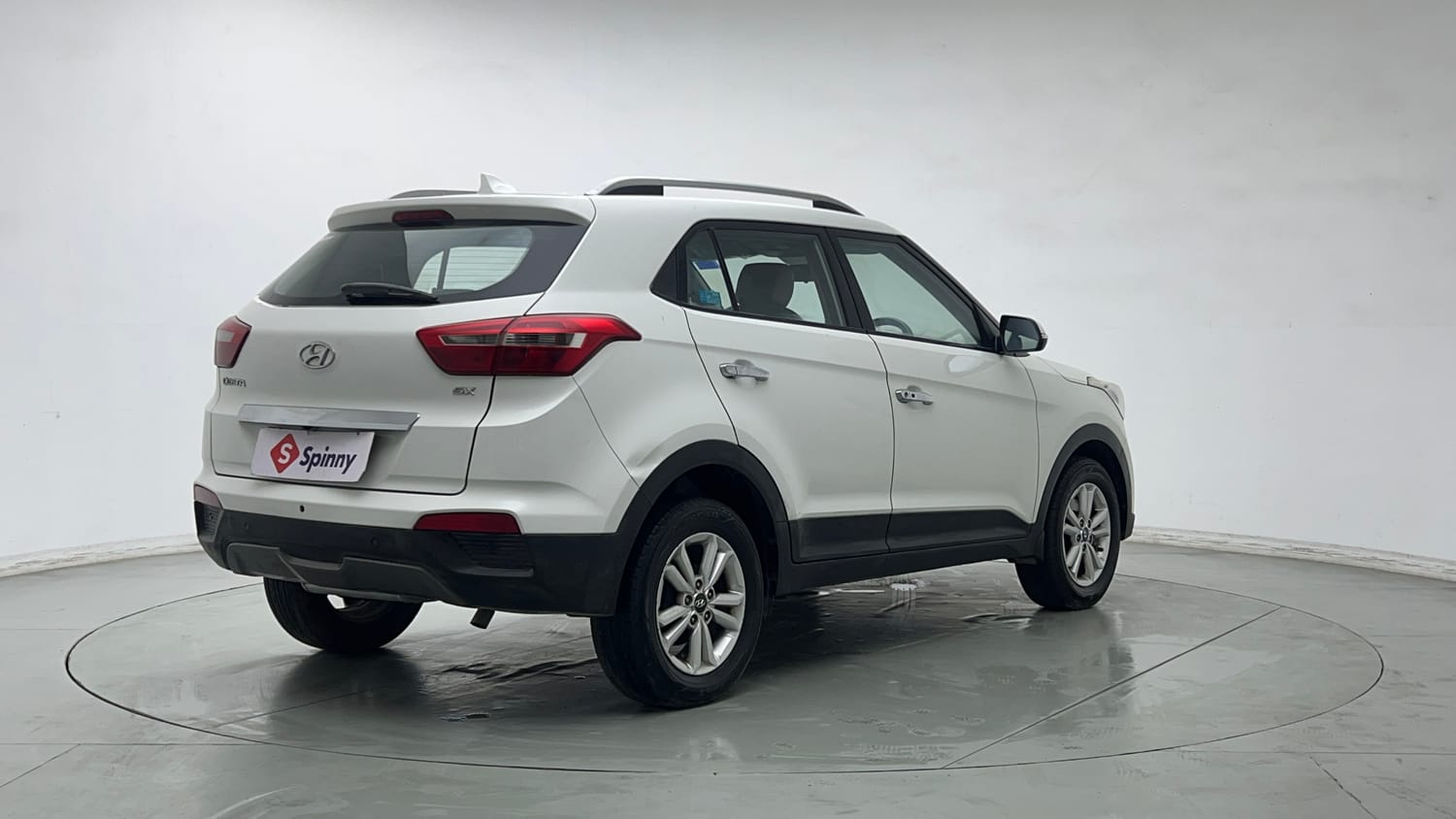 Used 2016 Hyundai Creta 1.6 SX Plus Petrol Petrol Manual exterior RIGHT REAR CORNER VIEW
