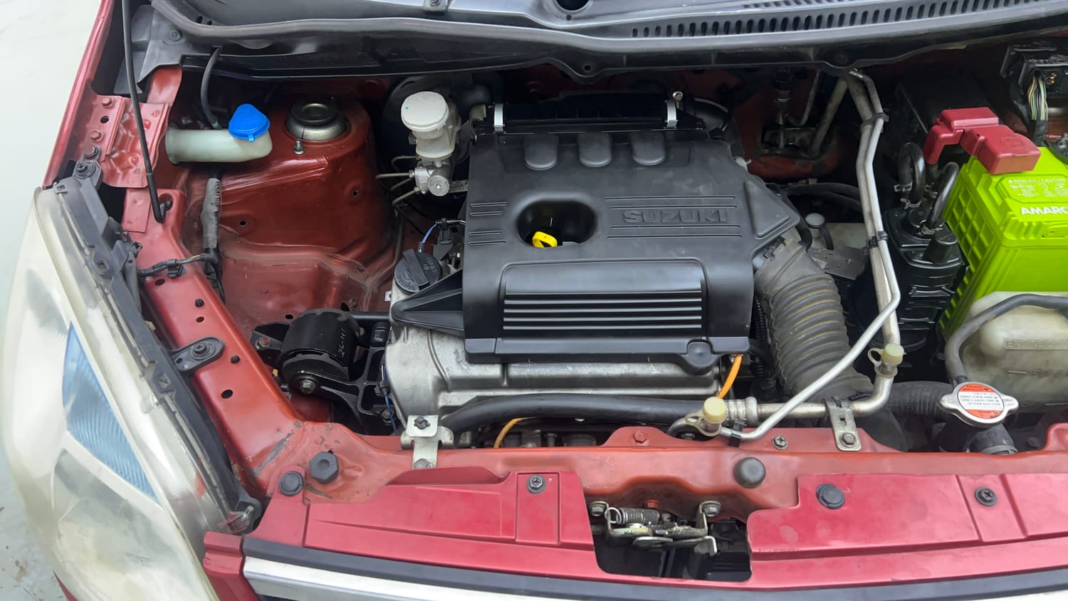 Used 2018 Maruti Suzuki Wagon R 1.0 VXI AMT Petrol Automatic engine ENGINE RIGHT SIDE VIEW