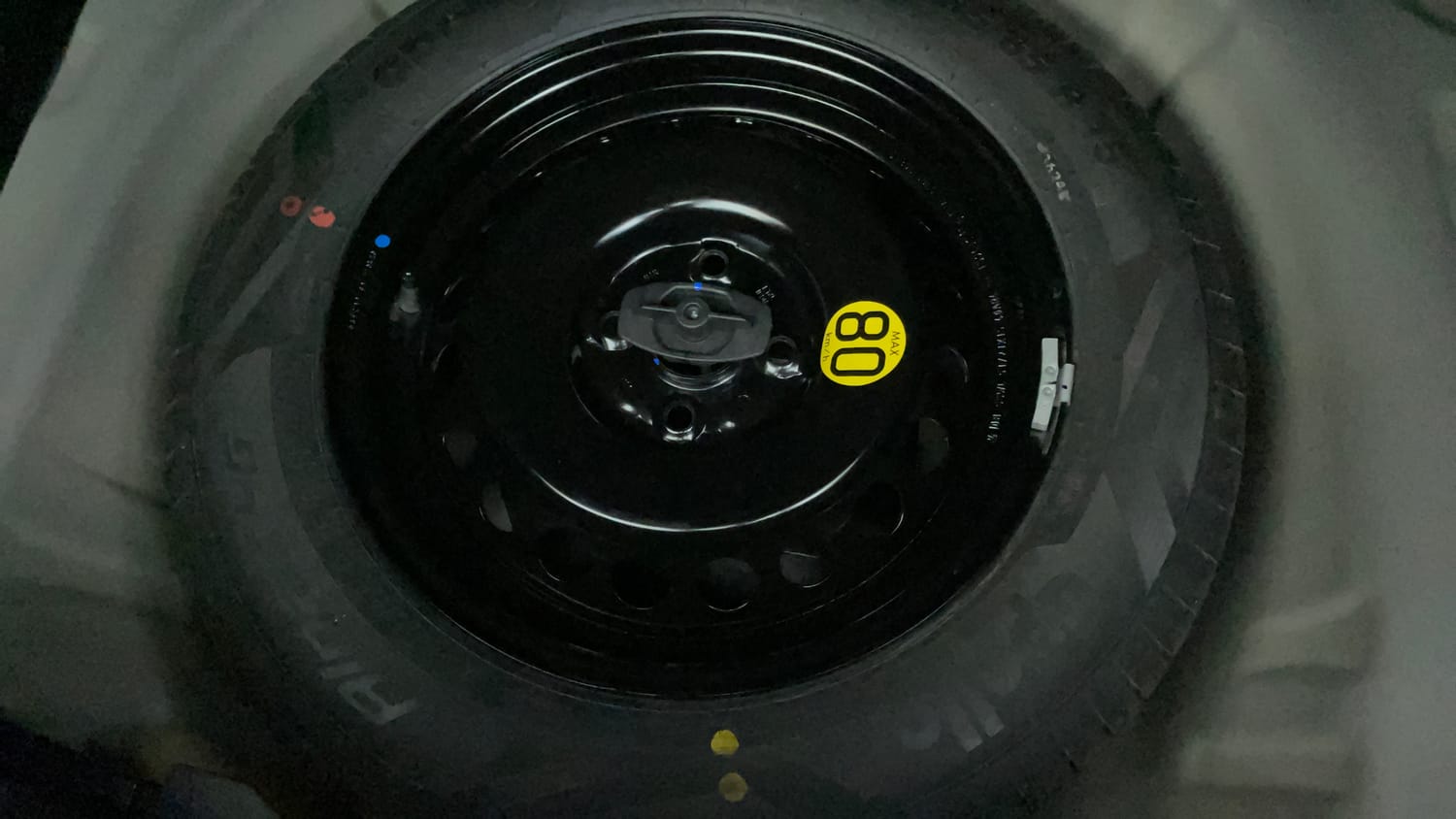 Used 2024 Maruti Suzuki Baleno Alpha MT Petrol Manual tyres SPARE TYRE VIEW