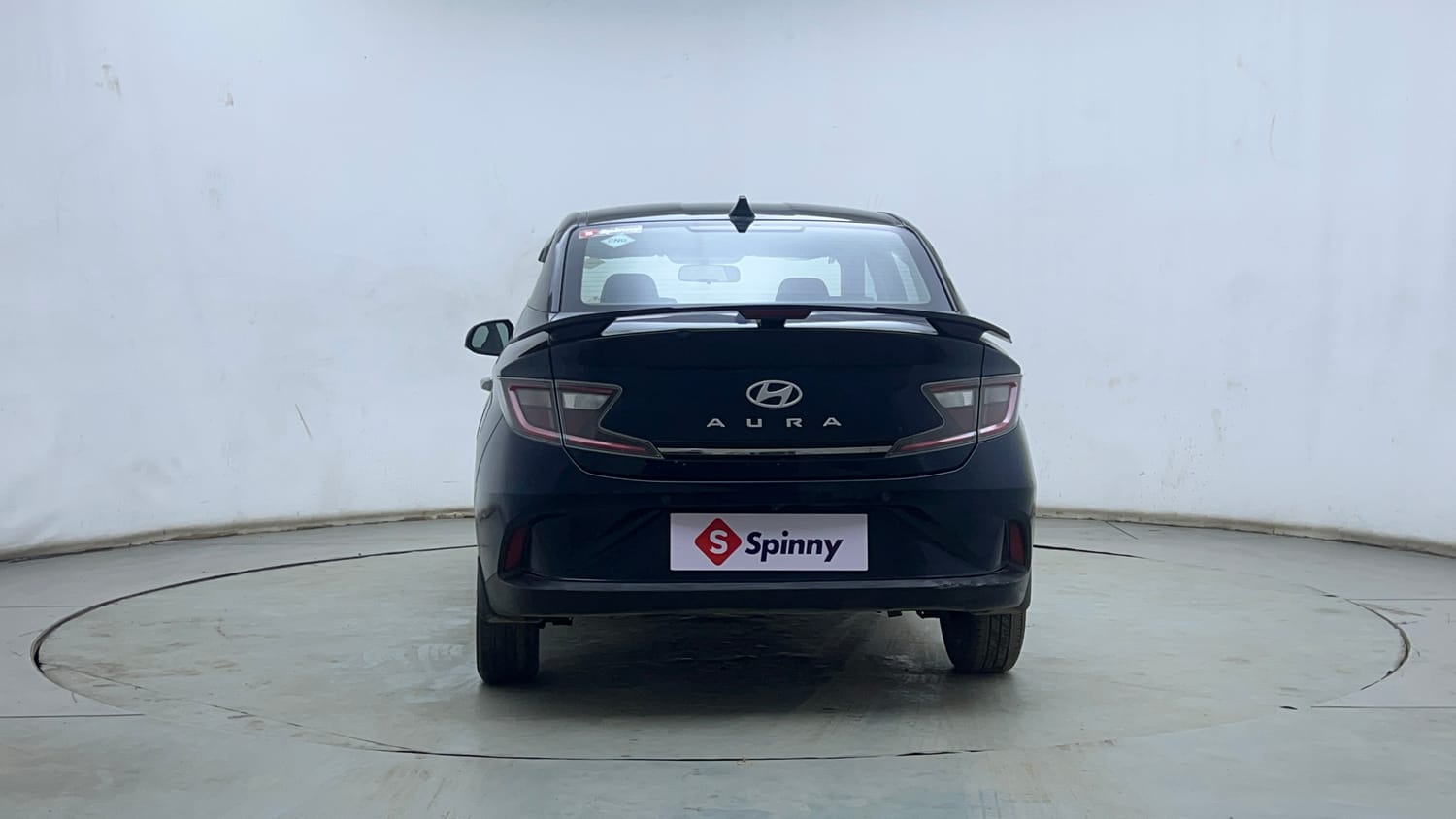 Used 2023 Hyundai Aura SX 1.2 CNG Cng Manual exterior BACK VIEW