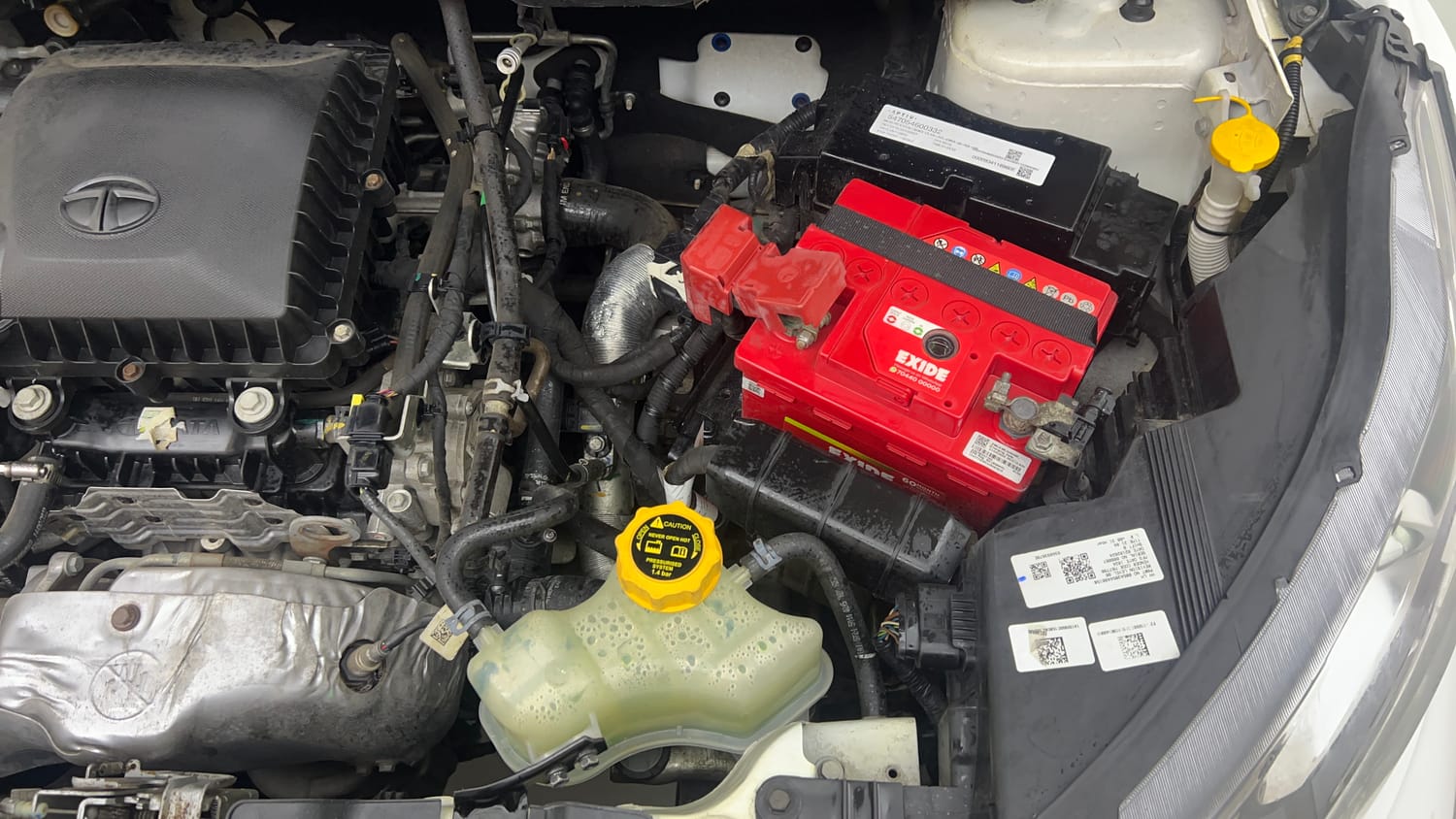 Used 2022 Tata Nexon XZA Plus (HS) Petrol Automatic engine ENGINE LEFT SIDE VIEW