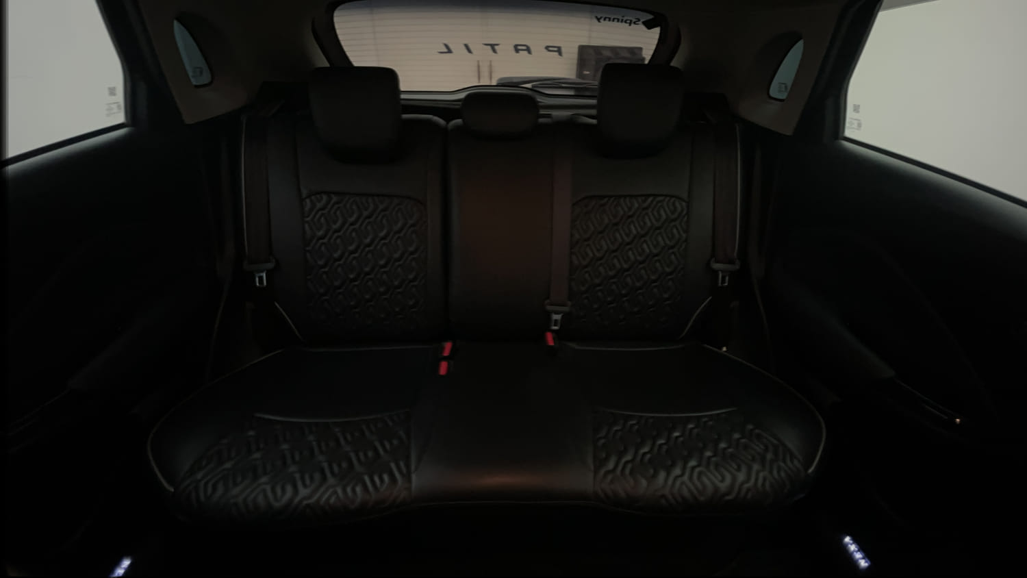 Used 2024 Maruti Suzuki Baleno Alpha MT Petrol Manual interior REAR SEAT CONDITION VIEW