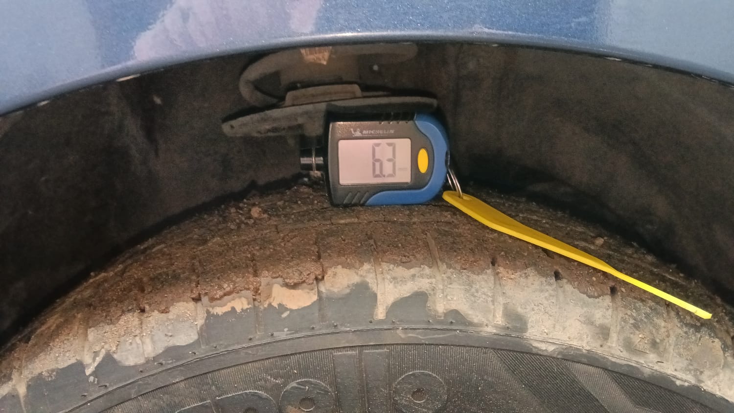 Used 2018 Maruti Suzuki Baleno Alpha 1.2 Petrol Manual tyres RIGHT FRONT TYRE TREAD VIEW