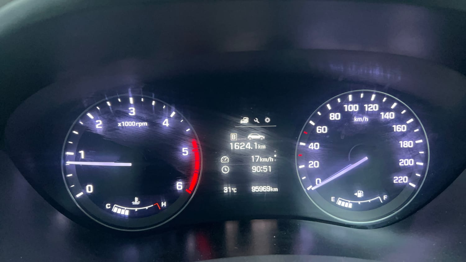 Used 2015 Hyundai Elite i20 Asta 1.4 CRDI Diesel Manual interior CLUSTERMETER VIEW