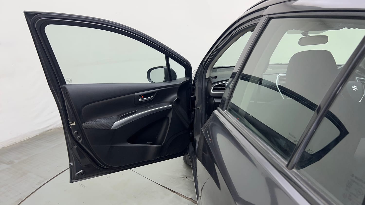 Used 2021 Maruti Suzuki S-Cross Zeta AT Petrol Automatic interior LEFT FRONT DOOR OPEN VIEW