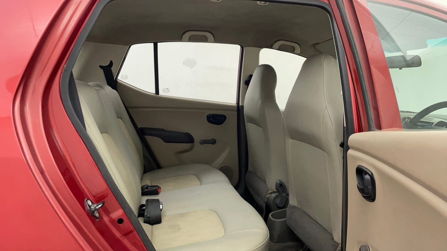 Used 2012 Hyundai i10 Era 1.1 iRDE2 Petrol Manual interior RIGHT SIDE REAR DOOR CABIN VIEW