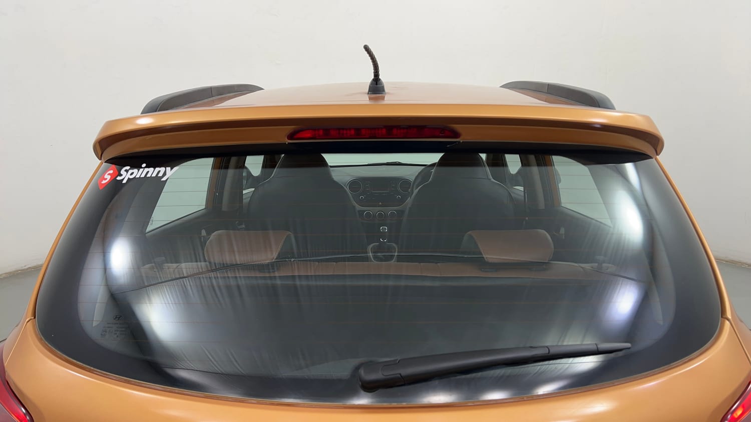 Used 2014 Hyundai Grand i10 Asta 1.2 Kappa VTVT (O) Petrol Manual exterior BACK WINDSHIELD VIEW