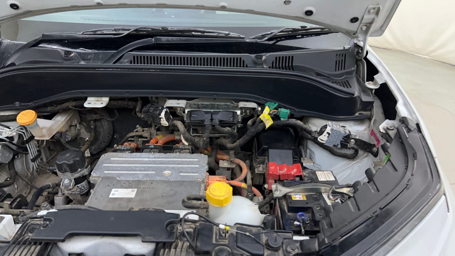 Used 2024 Tata Punch EV Empowered Plus 3.3 Electric Automatic engine ENGINE LEFT SIDE HINGE & APRON VIEW