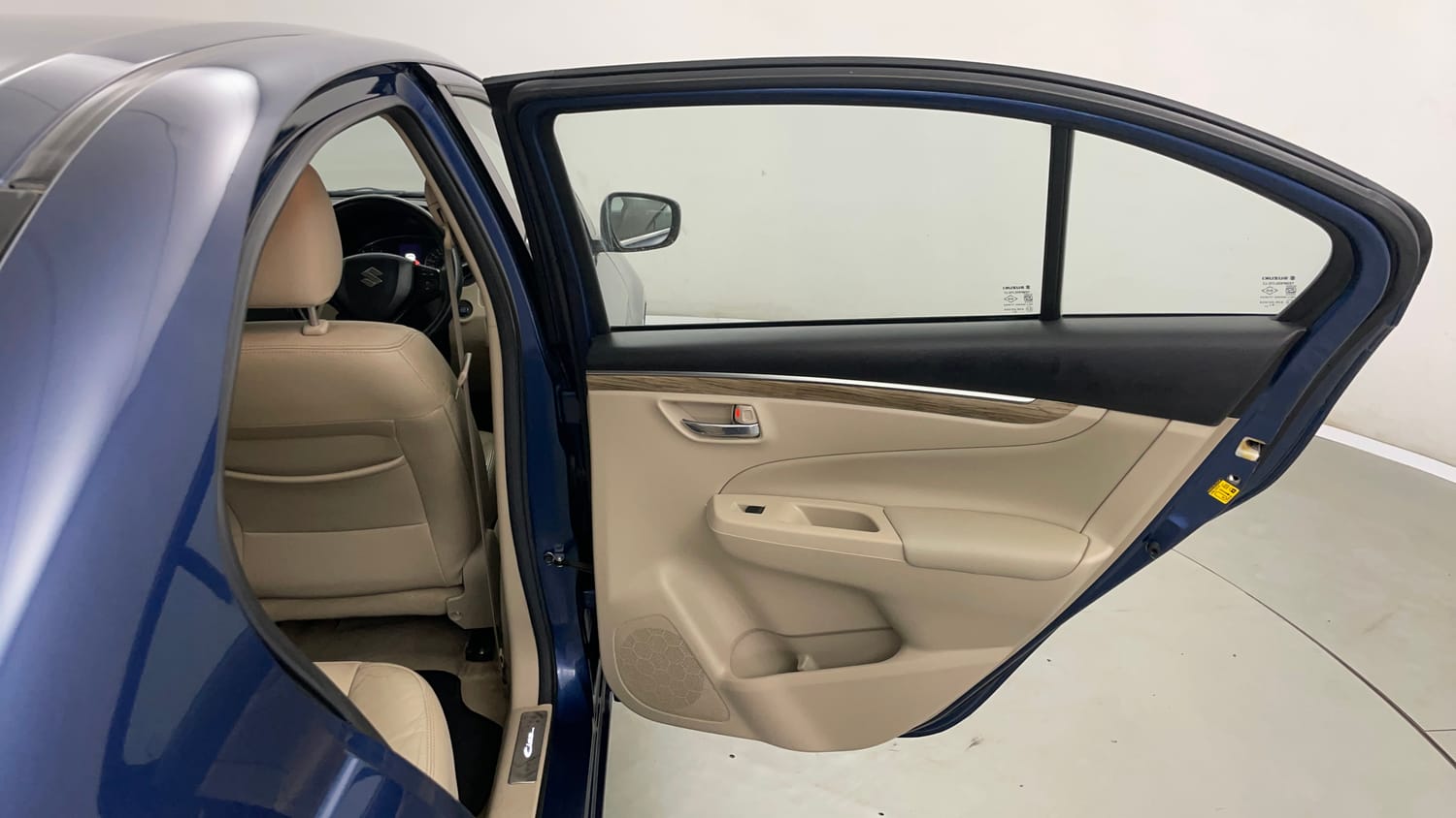 Used 2019 Maruti Suzuki Ciaz Alpha Hybrid 1.5 Petrol Manual interior RIGHT REAR DOOR OPEN VIEW