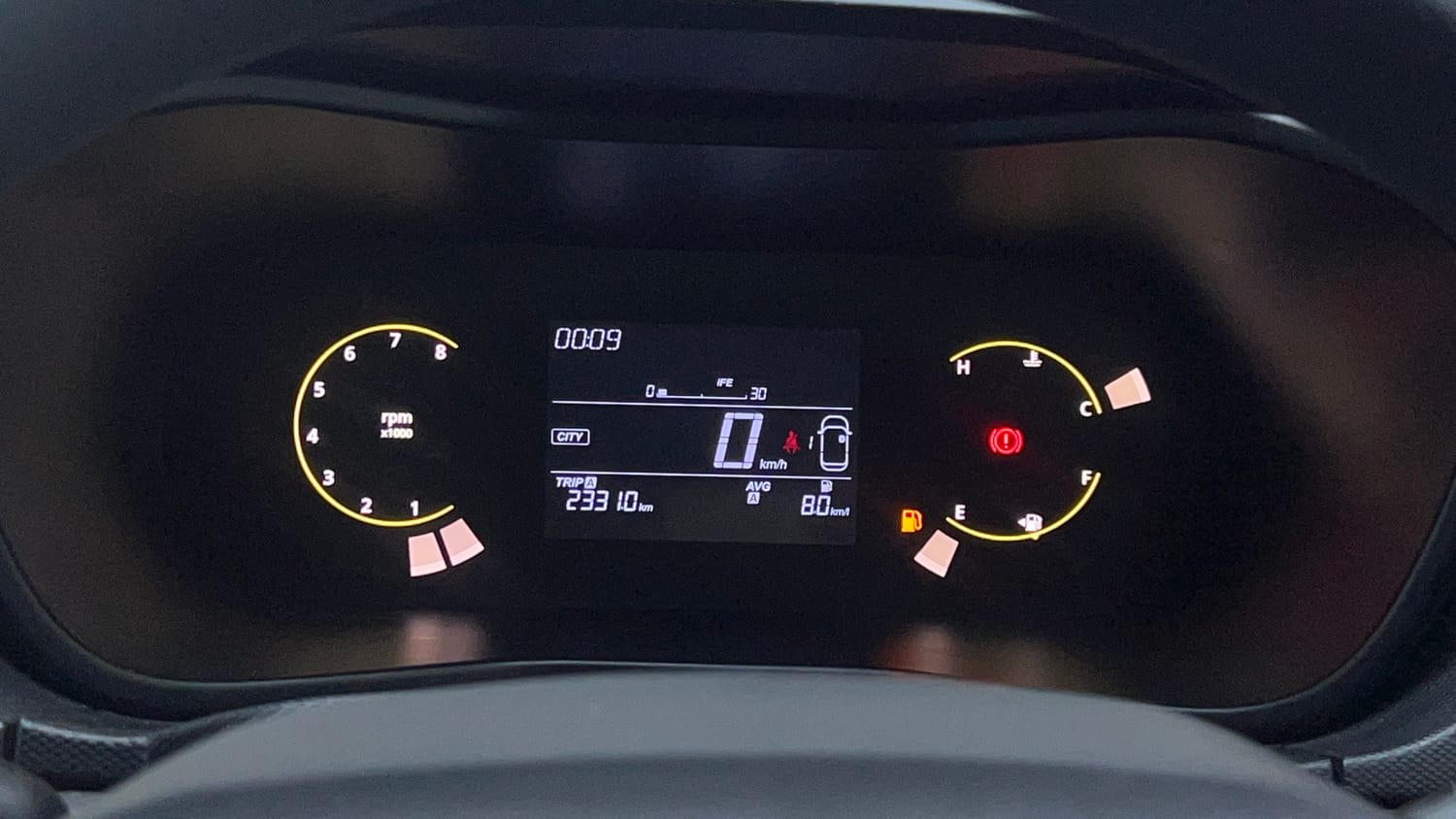 Used 2024 Tata Nexon Pure 1.2 Revotron Petrol 6MT Petrol Manual interior CLUSTERMETER VIEW