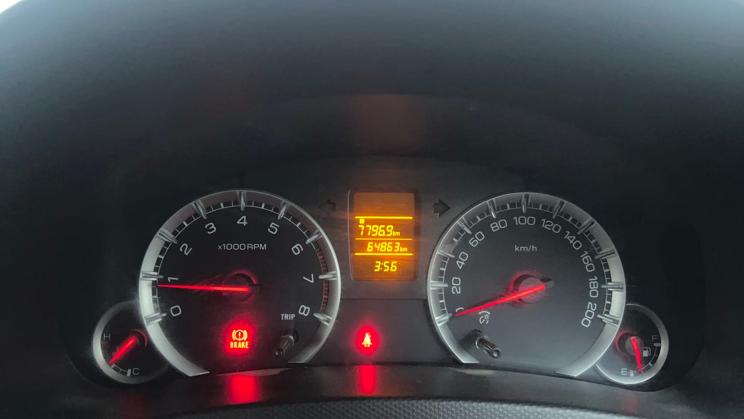 Used 2017 Maruti Suzuki Swift VXi Petrol Manual interior CLUSTERMETER VIEW