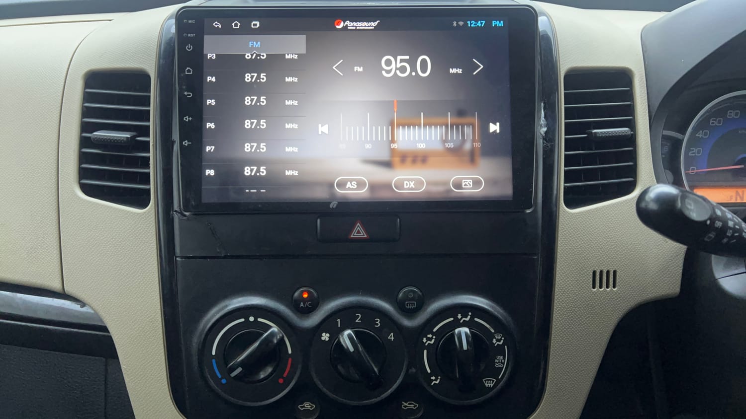Used 2018 Maruti Suzuki Wagon R 1.0 VXI AMT Petrol Automatic interior MUSIC SYSTEM & AC CONTROL VIEW