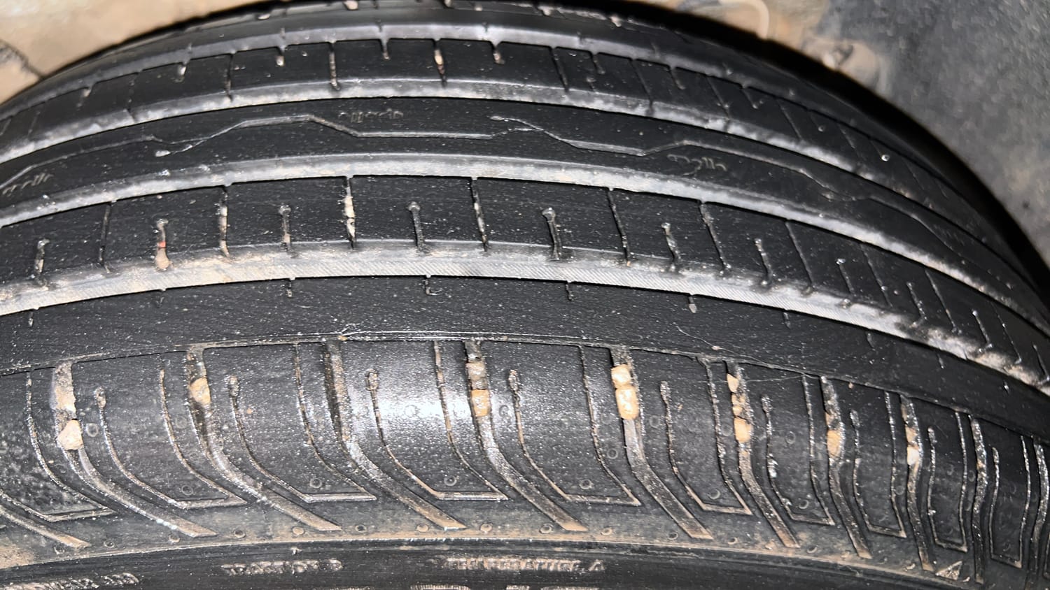 Used 2024 Tata Punch EV Empowered Plus 3.3 Electric Automatic tyres LEFT REAR TYRE TREAD VIEW