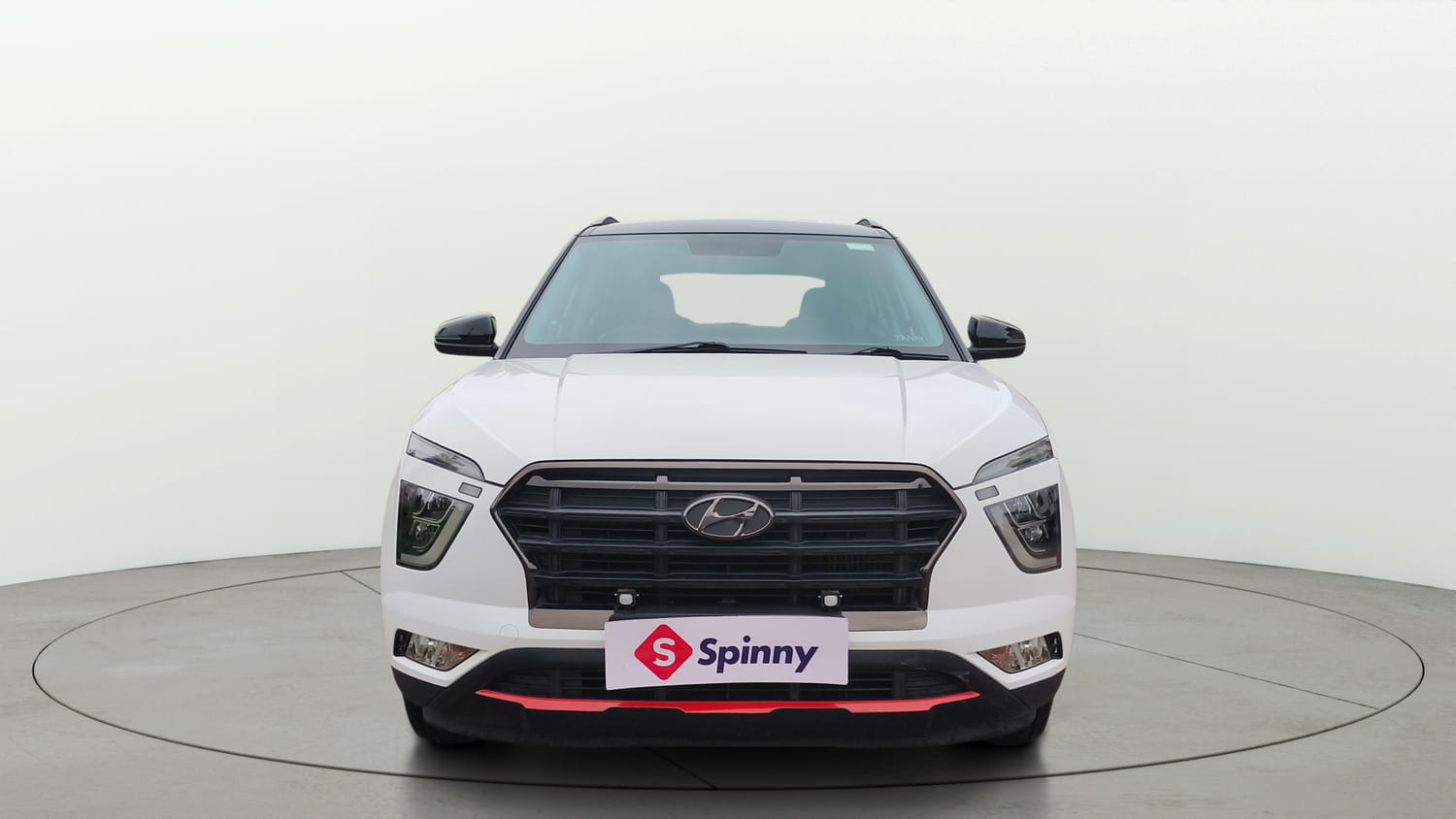 Used 2022 Hyundai Creta SX (O) 1.4 Turbo 7 DCT Dual Tone Petrol Automatic exterior FRONT VIEW