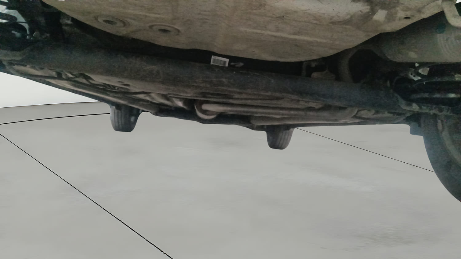 Used 2023 Maruti Suzuki Wagon R ZXI Plus 1.2 Petrol Manual extra REAR RIGHT UNDERBODY VIEW
