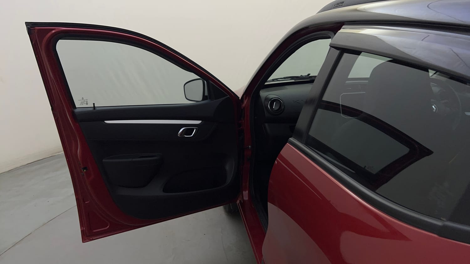 Used 2024 Renault Kwid CLIMBER 1.0 AMT Dual Tone Petrol Automatic interior LEFT FRONT DOOR OPEN VIEW