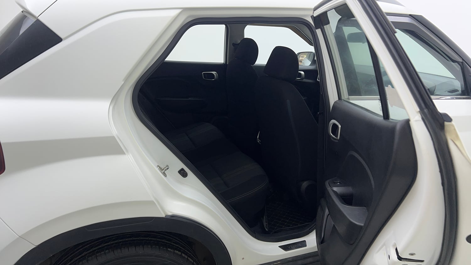 Used 2021 Hyundai Venue SX 1.0 Turbo Petrol Manual interior RIGHT SIDE REAR DOOR CABIN VIEW