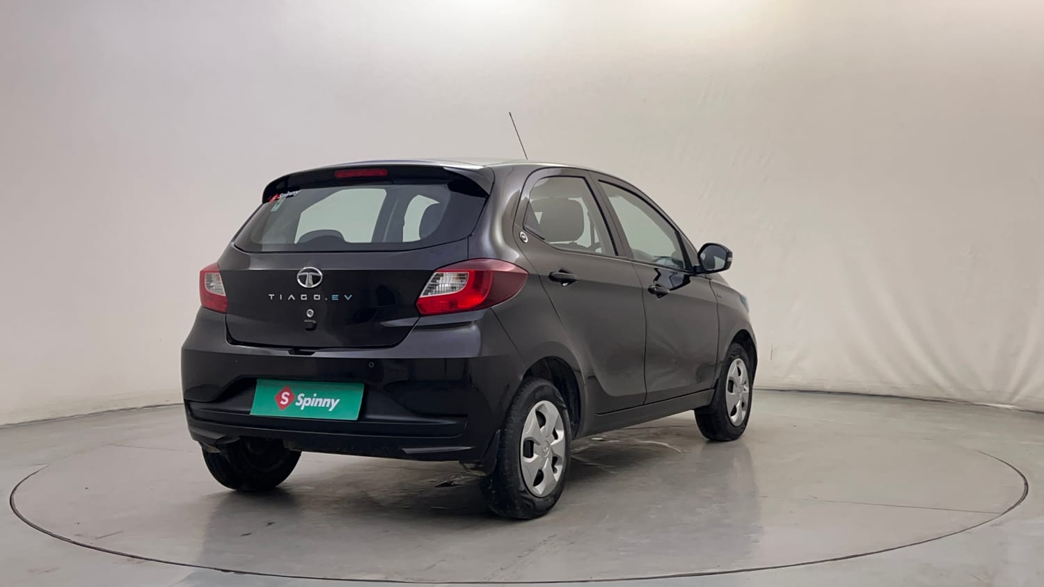 Used 2024 Tata Tiago EV XT Medium Range Electric Automatic exterior RIGHT REAR CORNER VIEW