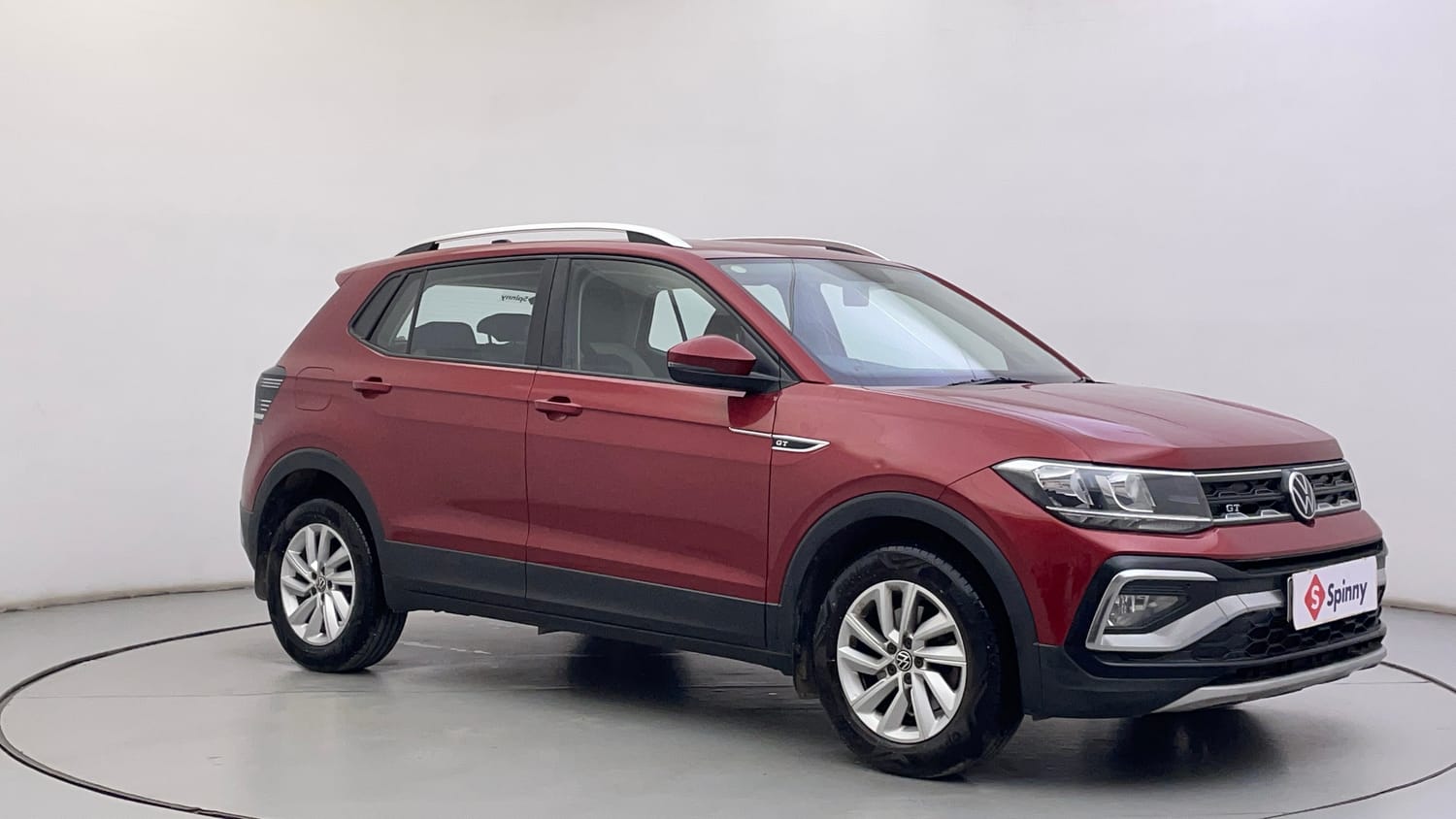 Used 2022 Volkswagen Taigun GT 1.5 TSI MT Petrol Manual exterior RIGHT FRONT CORNER VIEW