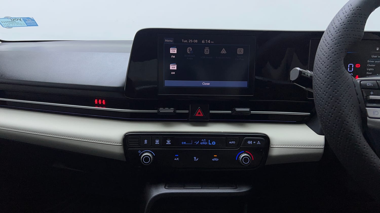 Used 2024 Hyundai Verna SX 1.5 Petrol MT Petrol Manual interior MUSIC SYSTEM & AC CONTROL VIEW