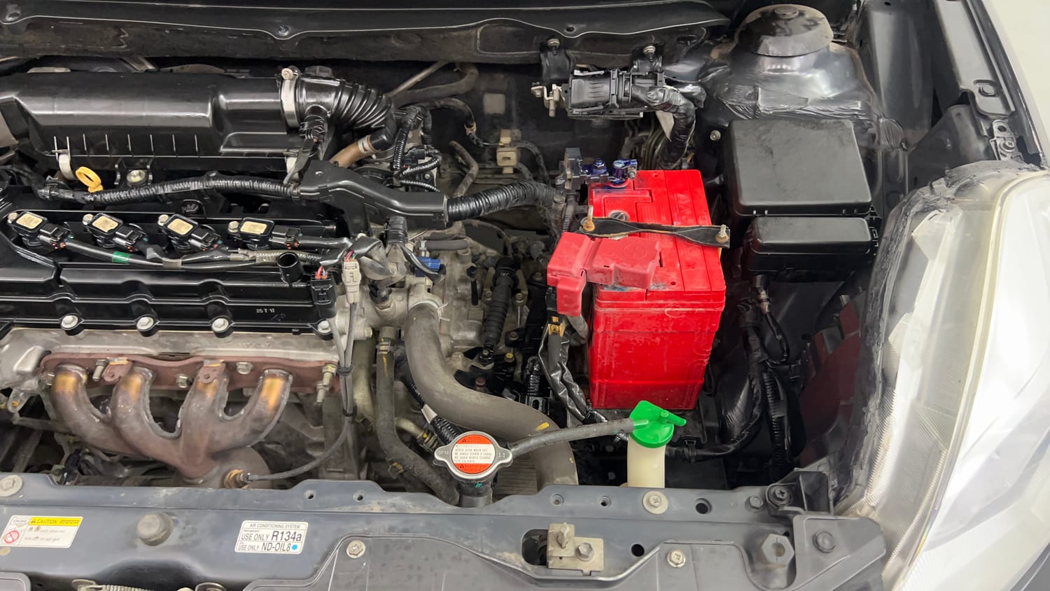 Used 2017 Maruti Suzuki Baleno Zeta 1.2 AT Petrol Automatic engine ENGINE LEFT SIDE VIEW