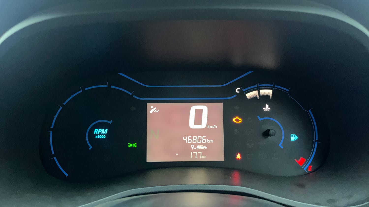 Used 2020 Renault Kwid CLIMBER 1.0 AMT Opt Petrol Automatic interior CLUSTERMETER VIEW
