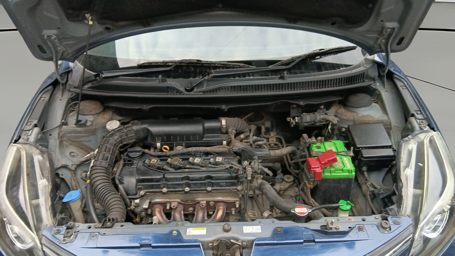 Used 2018 Maruti Suzuki Baleno Alpha 1.2 Petrol Manual engine ENGINE & BONNET OPEN FRONT VIEW