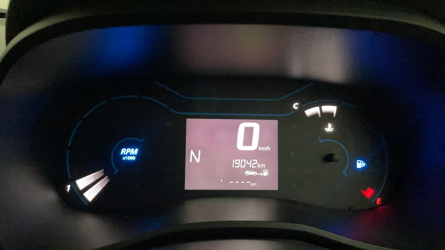 Used 2020 Renault Kwid CLIMBER 1.0 AMT Opt Petrol Automatic interior CLUSTERMETER VIEW