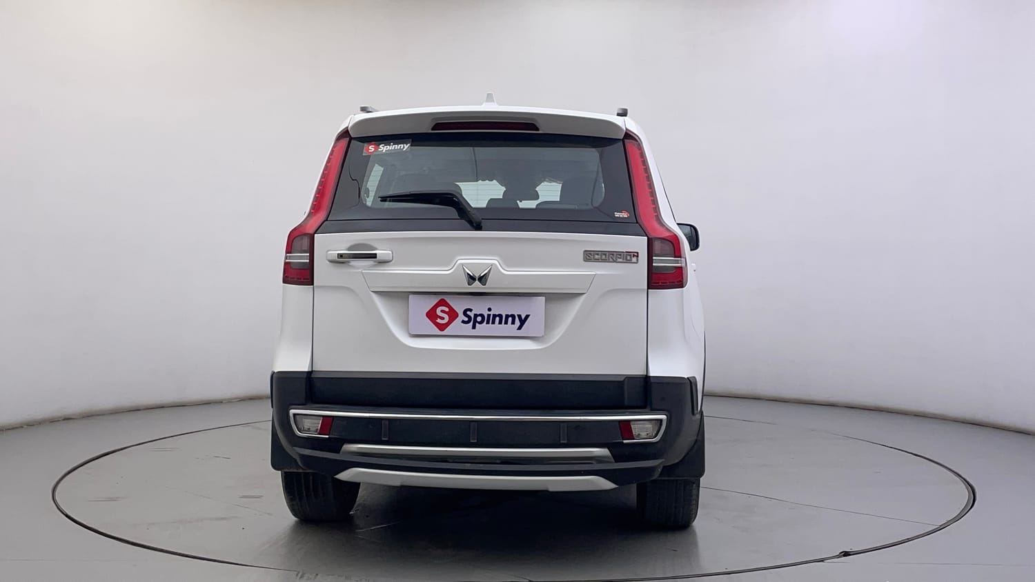 Used 2023 Mahindra Scorpio N Z8 L Petrol AT 7 STR Petrol Automatic exterior BACK VIEW