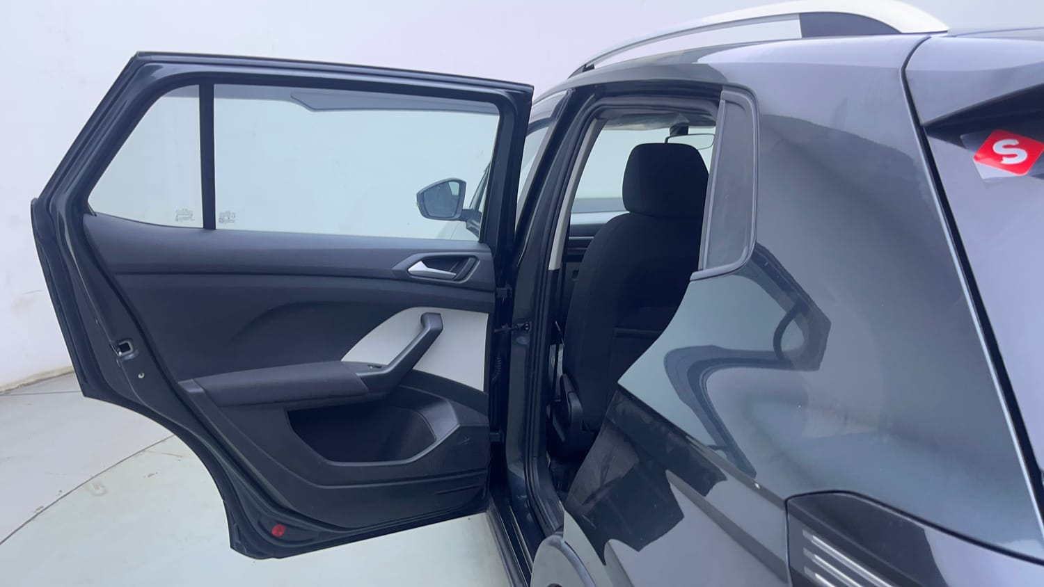 Used 2023 Volkswagen Taigun Highline 1.0 TSI MT Petrol Manual interior LEFT REAR DOOR OPEN VIEW