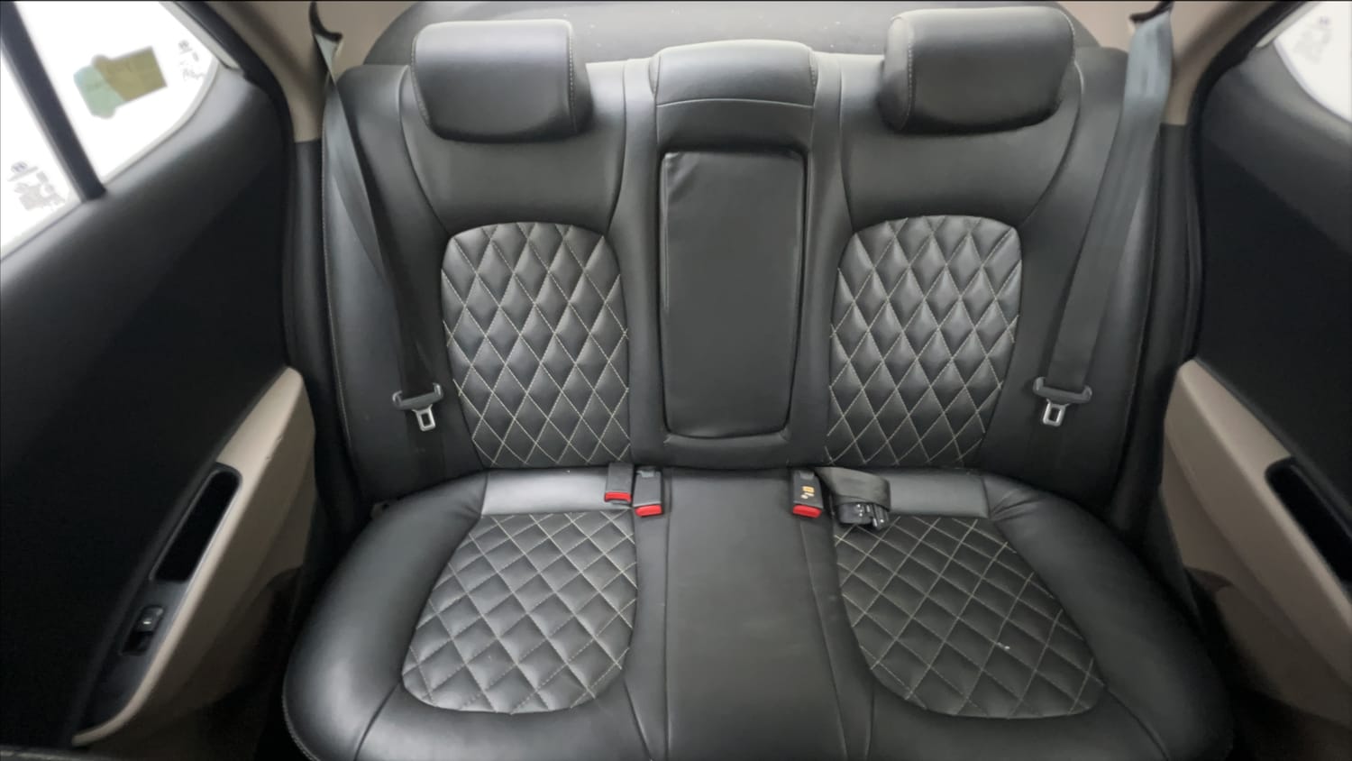 Used 2019 Hyundai Xcent S Petrol+cng(outside fitted) Cng Manual interior REAR SEAT CONDITION VIEW