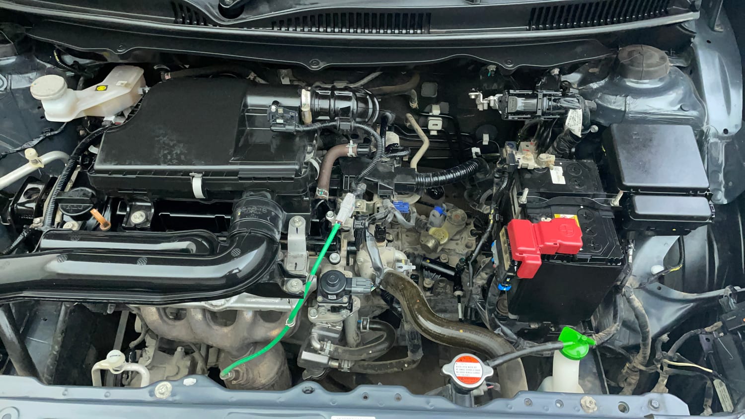 Used 2024 Maruti Suzuki Baleno Sigma MT Petrol Manual engine ENGINE LEFT SIDE VIEW