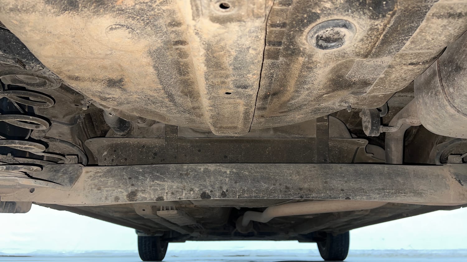 Used 2021 Hyundai Grand i10 Nios Sportz 1.2 Kappa VTVT Petrol Manual extra REAR UNDERBODY VIEW (TAKEN FROM REAR)