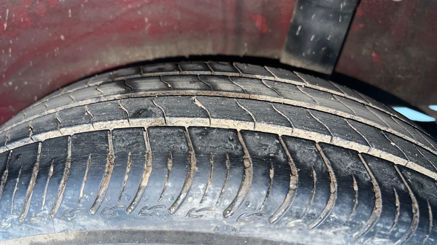 Used 2022 Maruti Suzuki Wagon R 1.0 VXi 1.0 Petrol Manual tyres LEFT REAR TYRE TREAD VIEW