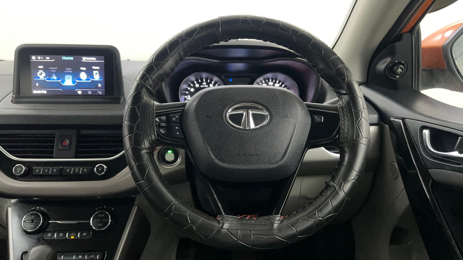 Used 2019 Tata Nexon XZA Plus Petrol Dual Tone Petrol Automatic interior STEERING VIEW